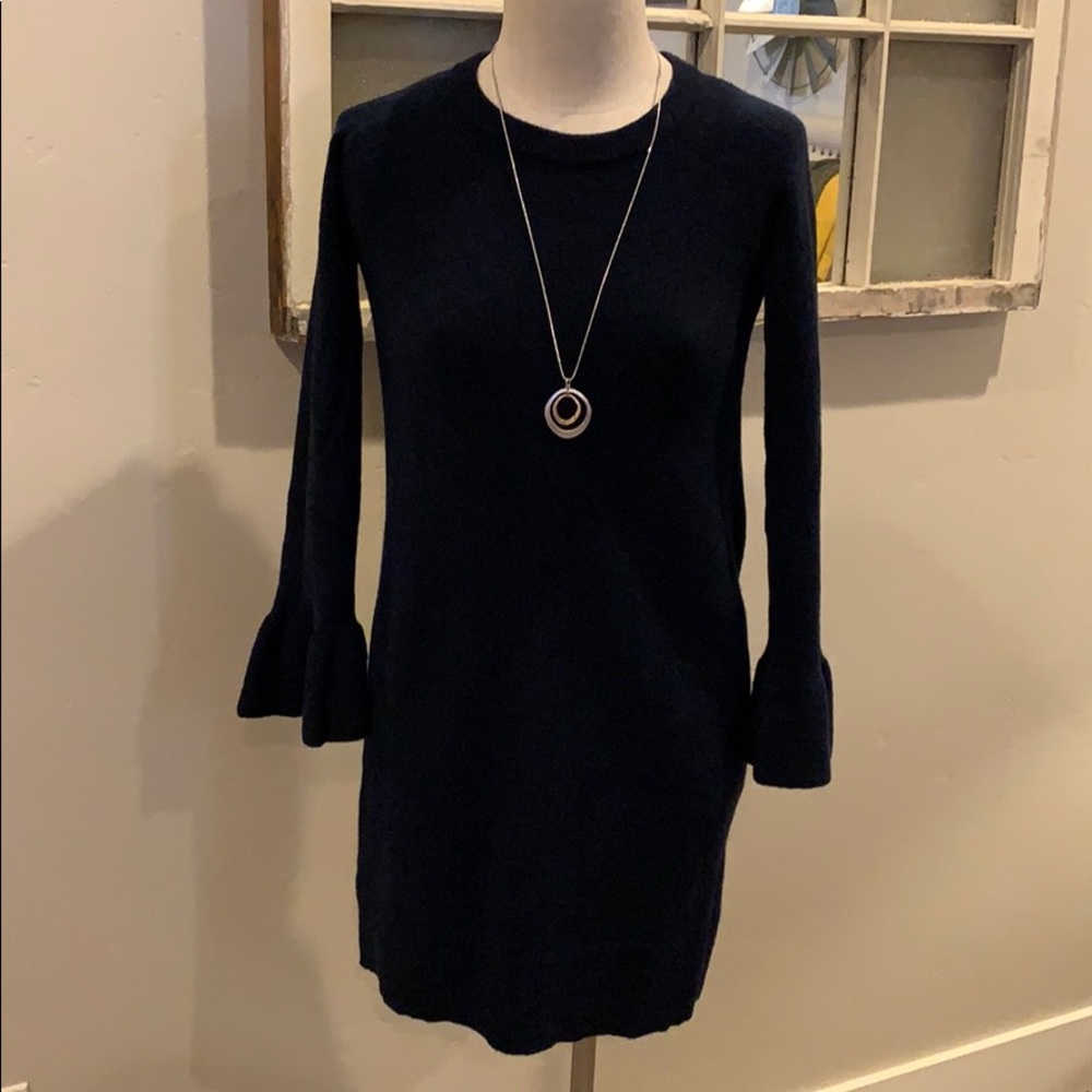 Banana Republic Ruffle Cuff Sweater Dress